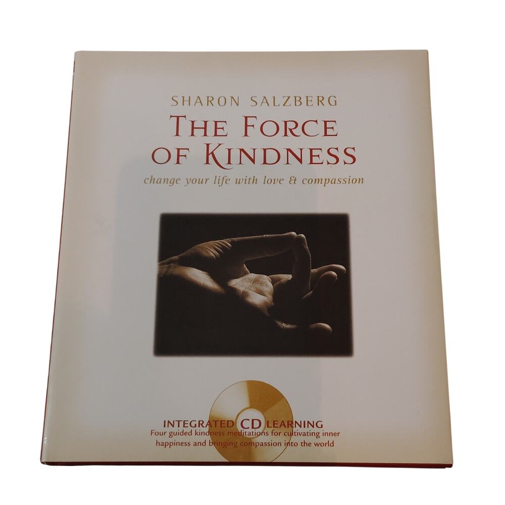 The Force of Kindness by Sharon Salzberg - Hardcover Book with Audio CD